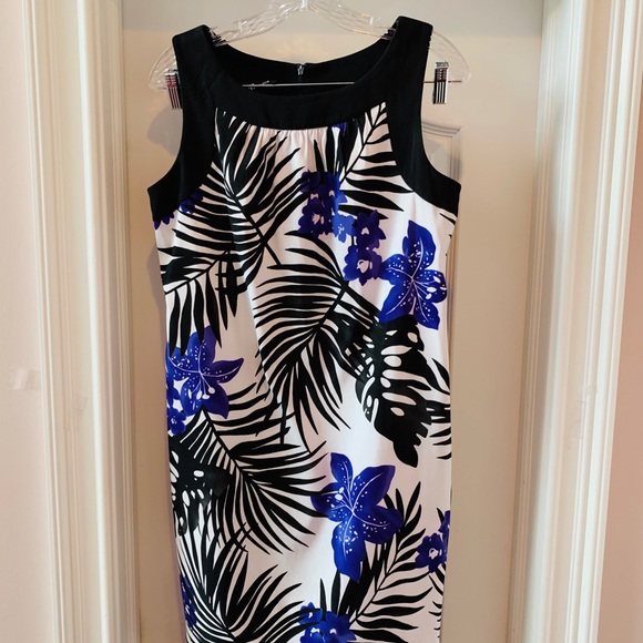 GORGEOUS MULTICOLORED SHEATH DRESS SIZE 10 - Picture 2 of 13